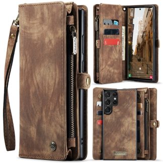 CaseMe 008 Detachable Multifunctional Leather Phone Case, For Samsung Galaxy S24 Ultra 5G, For Samsung Galaxy S24+ 5G, For Samsung Galaxy S24 5G