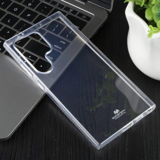 GOOSPERY CLEAR JELLY Transparent TPU Soft Phone Case, For Samsung Galaxy S24 Ultra 5G, For Samsung Galaxy S24+ 5G, For Samsung Galaxy S24 5G