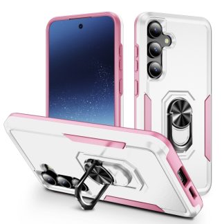 Pioneer Armor Heavy Duty PC + TPU Phone Case with Holder, For Samsung Galaxy S24 5G