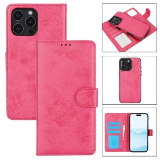 2 in 1 Detachable Phone Leather Case, For iPhone 16 Pro Max, For iPhone 16 Pro, For iPhone 16 Plus, For iPhone 16