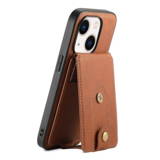 Denior D14 NK Retro Pattern MagSafe Magnetic Card Holder Leather Phone Case, For iPhone 14 Plus, For iPhone 14/13, For iPhone 14 Pro, For iPhone 14 Pro Max, For iPhone 13 Pro Max, For iPhone 13 Pro, For iPhone 12/12 Pro, For iPhone 12 Pro Max
