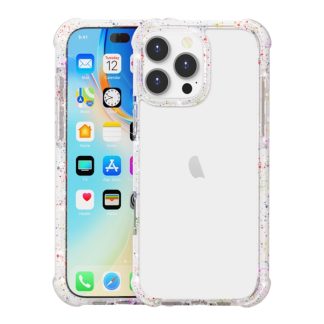 Acrylic Color Point Transparent Phone Case, For iPhone 16 Pro Max, For iPhone 16 Pro, For iPhone 16 Plus, For iPhone 16, For iPhone 15 Pro Max, For iPhone 15 Pro, For iPhone 15 Plus, For iPhone 15, For iPhone 14 Pro, For iPhone 14 Pro Max...