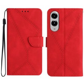 Stitching Embossed Leather Phone Case, For Samsung Galaxy S25 Edge 5G, For Samsung Galaxy S25 5G, For Samsung Galaxy S25+ 5G, For Samsung Galaxy S25 Ultra 5G