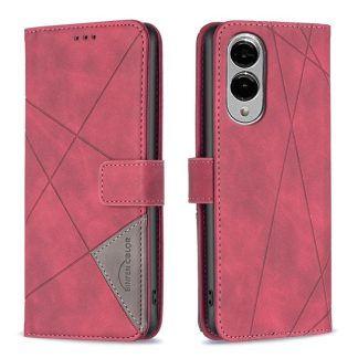 Magnetic Buckle Rhombus Texture Leather Phone Case, For Samsung Galaxy S25 Edge 5G, For Samsung Galaxy S25 5G, For Samsung Galaxy S25+ 5G, For Samsung Galaxy S25 Ultra 5G