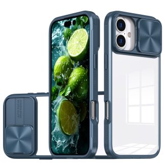 Sliding Camshield Acrylic Hybrid TPU Phone Case, For iPhone 16