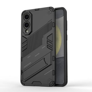 Punk Armor 2 in 1 PC + TPU Shockproof Phone Case with Invisible Holder, For Samsung Galaxy S25 Edge 5G, For Samsung Galaxy S25 5G, For Samsung Galaxy S25+ 5G