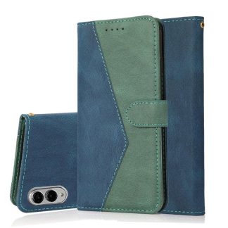Dual-color Stitching Leather Phone Case, For Samsung Galaxy S25 Edge 5G, For Samsung Galaxy S25 5G, For Samsung Galaxy S25+ 5G, For Samsung Galaxy S25 Ultra 5G