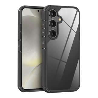 Acrylic+TPU Transparent Shockproof Phone Case, For Samsung Galaxy S25 5G, For Samsung Galaxy S25+ 5G, For Samsung Galaxy S25 Ultra 5G, For Samsung Galaxy S24 Ultra 5G, For Samsung Galaxy S24+ 5G, For Samsung Galaxy S24 5G, For Samsung Galaxy S23 FE 5G