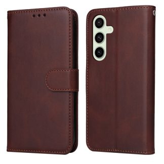 Classic Calf Texture Flip Leather Phone Case, For Samsung Galaxy S24 FE 5G