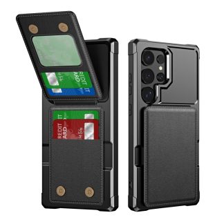Vertical Flip Card Bag Holder Leather Phone Case, For Samsung Galaxy S24 Ultra 5G, For Samsung Galaxy S24+ 5G, For Samsung Galaxy S24 5G