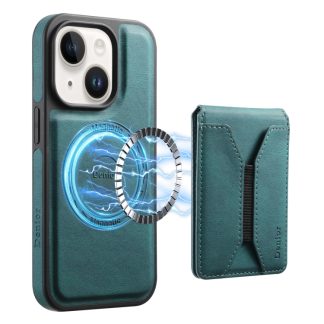 Denior D17 Skin Feel MagSafe Detachable Card Slot Phone Case, For iPhone 14 / 13, For iPhone 14 Pro, For iPhone 14 Pro Max, For iPhone 13 Pro Max, For iPhone 13 Pro, For iPhone 12 / 12 Pro, For iPhone 12 Pro Max