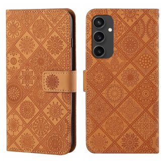 Ethnic Style Embossed Pattern Leather Phone Case, For Samsung Galaxy S24 FE 5G