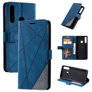 Skin Feel Splicing Horizontal Flip Leather Case with Holder & Card Slots & Wallet & Photo Frame, For Huawei Y6p, For Huawei nova 7 Pro 5G