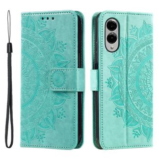 Totem Flower Embossed Leather Phone Case, For Samsung Galaxy S25 Edge 5G, For Samsung Galaxy S25 5G, For Samsung Galaxy S25+ 5G