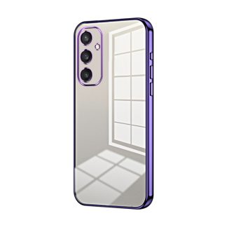 Transparent Plating Fine Hole Phone Case, For Samsung Galaxy S25 5G, For Samsung Galaxy S25+ 5G, For Samsung Galaxy S25 Ultra 5G