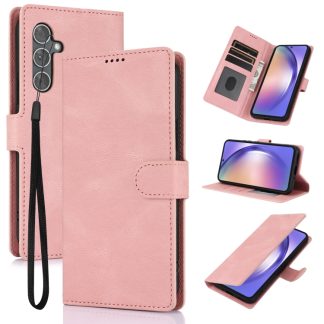 Fantasy Skin-feel Calfskin Texture Leather Phone Case, For Samsung Galaxy S24 FE 5G, For Samsung Galaxy S24 Ultra 5G, For Samsung Galaxy S24+ 5G, For Samsung Galaxy S24 5G