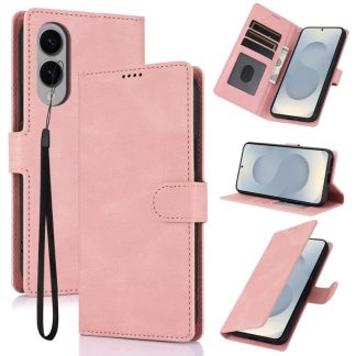 Fantasy Skin-feel Calfskin Texture Leather Phone Case, For Samsung Galaxy S25 Edge 5G, For Samsung Galaxy S25 5G, For Samsung Galaxy S25+ 5G, For Samsung Galaxy S25 Ultra 5G