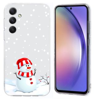 Christmas Painted Pattern TPU Transparent Phone Case, For Samsung Galaxy S25 5G, For Samsung Galaxy S25+ 5G, For Samsung Galaxy S25 Ultra 5G, For Samsung Galaxy S24 FE 5G, For Samsung Galaxy S24 Ultra 5G, For Samsung Galaxy S24+ 5G...