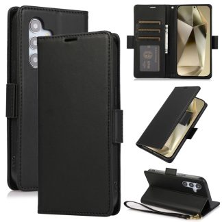 Side Buckle RFID Anti-theft Leather Phone Case, For Samsung Galaxy S25 / S24 5G, For Samsung Galaxy S25+ / S24+ 5G, For Samsung Galaxy S25 Ultra 5G