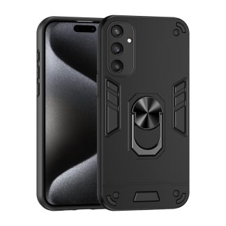 Shockproof Metal Ring Holder Phone Case, For Samsung Galaxy S25 5G, For Samsung Galaxy S25+ 5G, For Samsung Galaxy S25 Ultra 5G