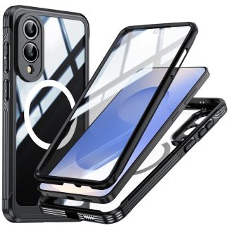 RedPepper Tempered Glass MagSafe Phone Case, For Samsung Galaxy S25 Edge 5G, For Samsung Galaxy S25 5G, For Samsung Galaxy S25+ 5G, For Samsung Galaxy S25 Ultra 5G