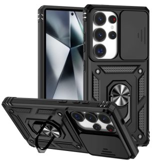 Sliding Camshield Holder Phone Case, For Samsung Galaxy S25 Ultra 5G, For Samsung Galaxy S24 FE 5G