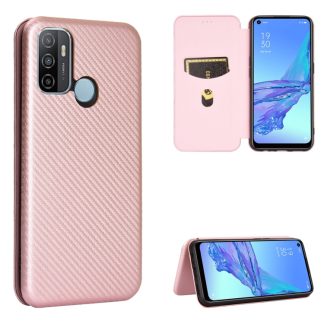Carbon Fiber Texture Magnetic Horizontal Flip TPU + PC + PU Leather Case with Card Slot & Lanyard, For OPPO A53 / A32 (2020), For OPPO Reno3 Pro Overseas Version, For Doogee X95, For Asus Zenfone 7 ZS670KS / Zenfone 7 Pro ZS671KS...