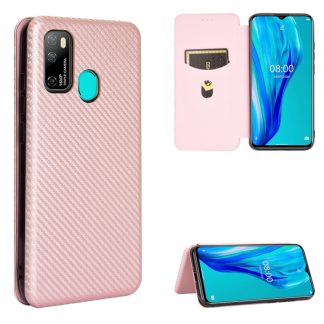 Carbon Fiber Texture Magnetic Horizontal Flip TPU + PC + PU Leather Case with Card Slot & Lanyard, For Ulefone Note 9P, For Samsung Galaxy S20 FE 5G / 4G & S20 Lite