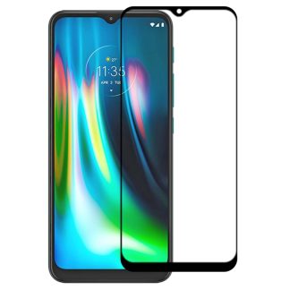 Full Glue Full Screen Tempered Glass Film, For Motorola Moto G9 (India) (1 PC), For Motorola Moto G9 Play (1 PC), For Motorola Moto G 5G Plus (1 PC)