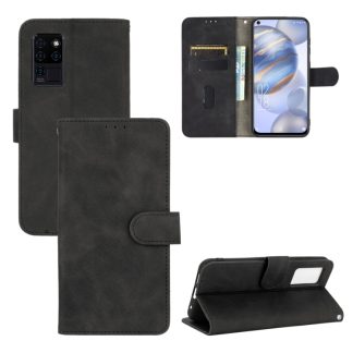 Solid Color Skin Feel Magnetic Buckle Horizontal Flip Calf Texture PU Leather Case with Holder & Card Slots & Wallet, For Oukitel C21 / C21 Pro, For Xiaomi Mi 10T Lite 5G