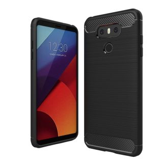 For LG G6 Brushed Carbon Fiber Texture Shockproof TPU Protective Cover Case, For LG G6, For G6