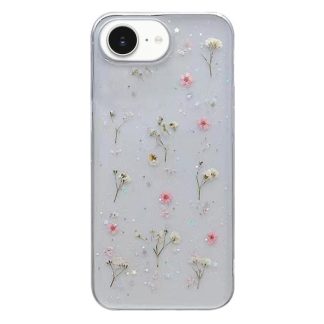 Gypsophila Flowers Pattern TPU Protective Phone Case, For iPhone 16e, For iPhone 16 Pro Max, For iPhone 16 Pro, For iPhone 16 Plus, For iPhone 16, For iPhone 15 Pro Max