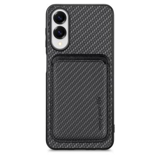 Carbon Fiber Leather Card Magsafe Phone Case, For iPhone 16e, For iPhone 16 Pro Max, For iPhone 16 Pro, For iPhone 16 Plus