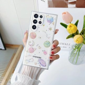 Cosmic Star Glitter Epoxy TPU Phone Case, For Samsung Galaxy S25 Ultra 5G, For Samsung Galaxy A16 5G, For Samsung Galaxy S24 FE 5G, For Samsung Galaxy A15, For Samsung Galaxy A55, For Samsung Galaxy A35, For Samsung Galaxy S24 Ultra 5G...