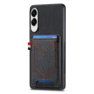 Denim Texture Leather Skin Phone Case with Card Slot, For Samsung Galaxy S25 Edge 5G, For Samsung Galaxy A56 5G, For Samsung Galaxy A36 5G, For Samsung Galaxy S25 5G