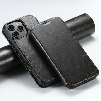 Suteni J05 Leather Magnetic MagSafe Phone Case, For iPhone 16 Pro Max, For iPhone 16 Pro, For iPhone 16 Plus, For iPhone 16, For iPhone 15 Pro Max, For iPhone 15 Pro