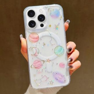 Cosmic Star MagSafe TPU Phone Case, For iPhone 16 Pro Max, For iPhone 16 Pro, For iPhone 16 Plus, For iPhone 16, For iPhone 15 Pro Max, For iPhone 15 Pro, For iPhone 15 Plus, For iPhone 15, For iPhone 14 Plus, For iPhone 14, For iPhone 14 Pro...