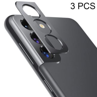 3 PCS Phone Camera Aluminum Alloy Film Rear Camera Protective Film, For Samsung Galaxy S21 (Black), For Samsung Galaxy S21 (Silver), For Samsung Galaxy S21 (Gold)