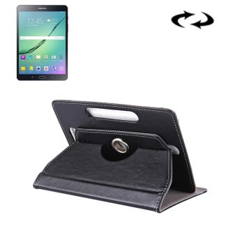 8 inch Tablets Leather Case Crazy Horse Texture 360 Degrees Rotation Protective Case Shell with Holder for Galaxy Tab S2 8.0 T715 / T710, Cube U16GT, ONDA Vi30W, Teclast P86, 8 inch Black, 8 inch Orange, 8 inch Red, 8 inch Blue, 8 inch Magenta...