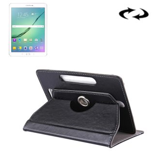 10 inch Tablets Leather Case Crazy Horse Texture 360 Degrees Rotation Protective Case Shell with Holder for Asus ZenPad 10 Z300C, Huawei MediaPad M2 10.0-A01W, Cube IWORK10, 10 inch Black, 10 inch Red, 10 inch Blue, 10 inch Magenta, 10 inch Purple...