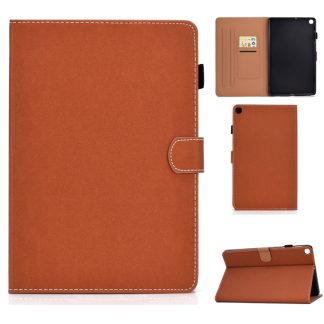 Solid Color Tablet PC Universal Magnetic Horizontal Flip Leather Case with Card Slots & Holder, For Galaxy Tab A 10.1(2019) T510, For Galaxy Tab S5e T720