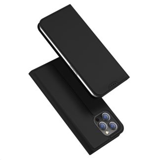 DUX DUCIS Skin Pro-serie lederen flip-telefoonhoes, For iPhone 15 Pro Max, For iPhone 15 Pro