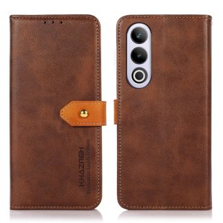 KHAZNEH Dual-color Cowhide Texture Flip Leather Phone Case, For OnePlus Nord CE4 Global, For OnePlus 12R / Ace 3, For OnePlus 12, For OnePlus Ace 2 Pro, For OnePlus Nord 3 / Ace 2V