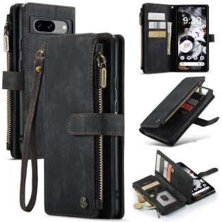 CaseMe C30 Multifunctional Leather Phone Case, For Google Pixel 8a, For Google Pixel 8 Pro, For Google Pixel 8