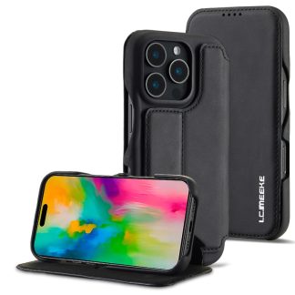 LC.IMEEKE Hon Ancient Series Flip Leather Phone Case, For iPhone 16 Pro Max, For iPhone 16 Pro, For iPhone 16 Plus, For iPhone 16