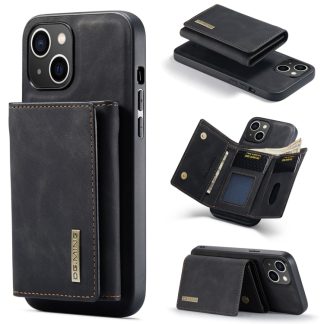 DG.MING M1-serie leren telefoonhoesje met meerdere kaarten en meerdere kaarten, For iPhone 15