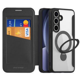 DUX DUCIS Skin X Pro Series Magsafe Ring Holder Leather Phone Case, For Samsung Galaxy S25 5G, For Samsung Galaxy S25+ 5G, For Samsung Galaxy S25 Ultra 5G, For Samsung Galaxy S24+ 5G