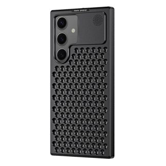 R-JUST RJ58 Aromatherapy Metal Cooling Phone Case, For Samsung Galaxy S24+ 5G, For Samsung Galaxy S24 5G, For Samsung Galaxy S23 Ultra 5G