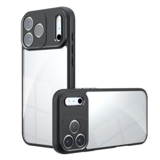 Armor Precise Hole PC Hybrid TPU Phone Case, For iPhone 17 Pro Max, For iPhone 17 Pro, For iPhone 17, For iPhone 17 Air, iPhone 16e, For iPhone 16 Pro Max, For iPhone 16 Pro, For iPhone 16 Plus, For iPhone 16