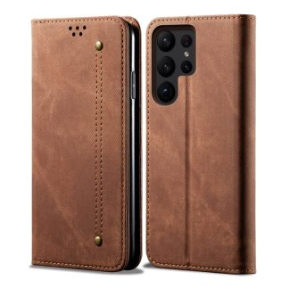 Denim Texture Casual Style Horizontal Flip Leather Case, For Samsung Galaxy S24 Ultra 5G, For Samsung Galaxy S24+ 5G